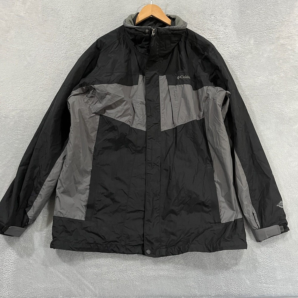 Columbia Jacket Men XLT Tall Bugaboo‎ Omni-Tech Interchange Design Ski Snowboard
